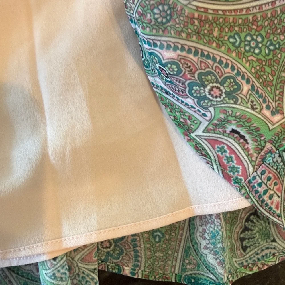 AllSaints Zini Shahmina Paisley Print Wrap Mini Dress Size 6